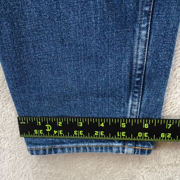 Abercrombie & Fitch Womens Mom Jeans 28/8 High Rise Curve Love Distressed Denim - Picture 7 of 14